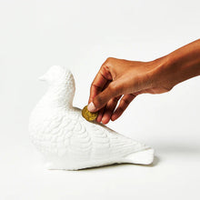 Load image into Gallery viewer, Pigeon Money Box - White