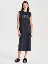 Load image into Gallery viewer, Ena Pelly Logo Muscle Tank Dress - Vintage Black