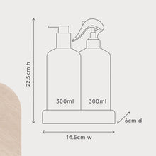 Load image into Gallery viewer, Bench Spray &amp; Dishwashing Liquid Duo + Tray