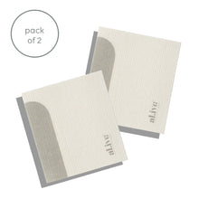 Load image into Gallery viewer, Biodegradable Dish Cloth - Pack of 2