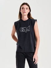 Load image into Gallery viewer, Ena Pelly Logo Tank - Vintage Black