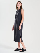 Load image into Gallery viewer, Ena Pelly Logo Muscle Tank Dress - Vintage Black