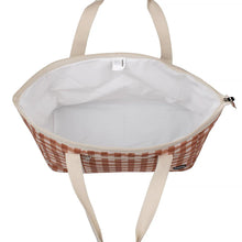 Load image into Gallery viewer, Kollab - Holiday Tote Clay Check