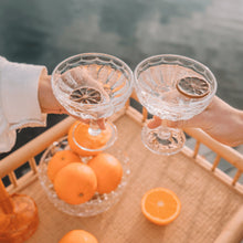 Load image into Gallery viewer, Wandering Folk Margarita Glass Set of 2