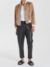 Load image into Gallery viewer, Ena Pelly Bomber Faux Fur Jacket - Almond