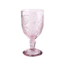 Load image into Gallery viewer, Wandering Folk Goblet Glass Set of 2