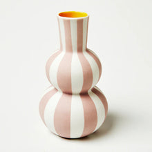 Load image into Gallery viewer, Happy Vase - Pink Stripe