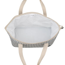 Load image into Gallery viewer, Kollab - Holiday Tote Sage Stripe
