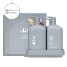 Load image into Gallery viewer, Shampoo &amp; Conditioner Duo + Tray - White Tea &amp; Argan oil