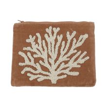 Load image into Gallery viewer, Coral Velvet Pouch