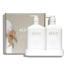 Load image into Gallery viewer, Wash &amp; Lotion Duo + Tray - Mango &amp; Lychee